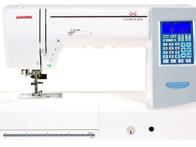 Janome Horizon 8200QCP Special Edition Side-view. Janome Sewing Machines. Delivery Available in Kent.