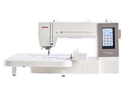 Janome Memory Craft 550E Special Edition Extension Table Front View. Janome Embroidery Machines. Delivery Available Across Kent.