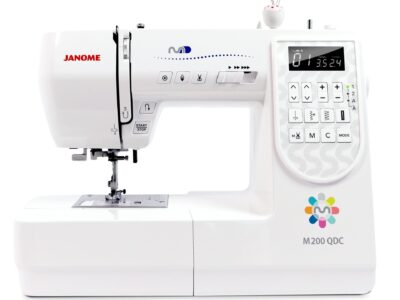 Janome M200 QDC Front View. Janome Sewing Machines. Delivery Available in Kent.