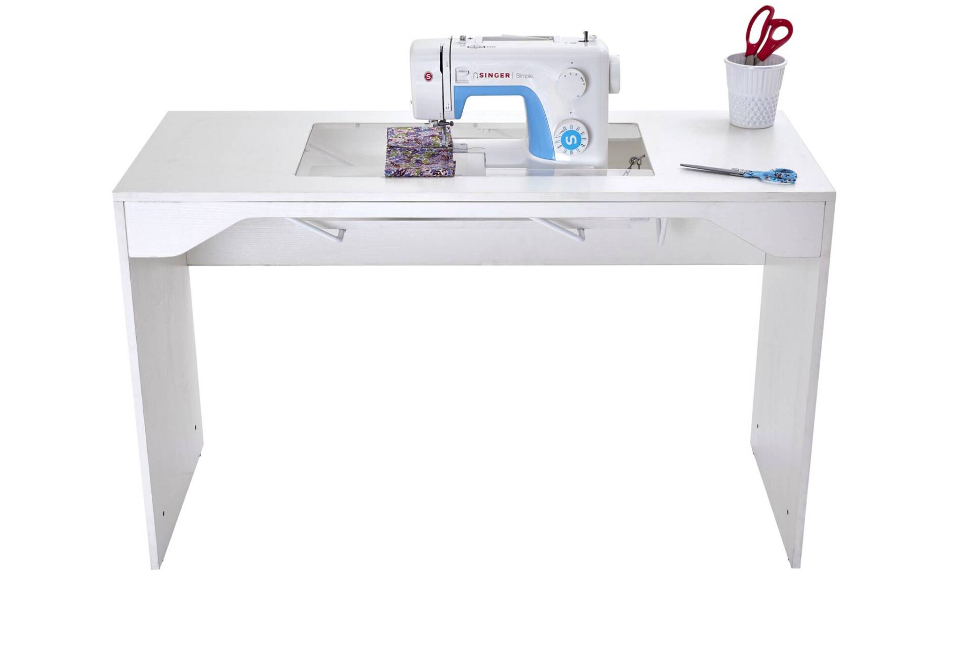 Elements Sewing Table unit with sewing machine instlled