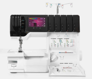 Bernina L890 Overlocker & Coverstitch Machine | Air Threading & Swiss Engineering